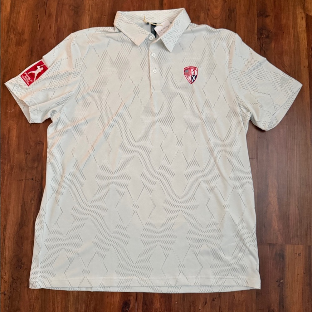 adidas Ultimate365 Micro Texture‎ Polo Shirt Men's Short Sleeve Shirt Size XL